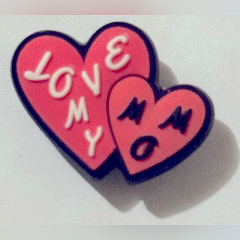 (10 for $16) Love My Mom Croc Charm Jibbit Shoe Charm